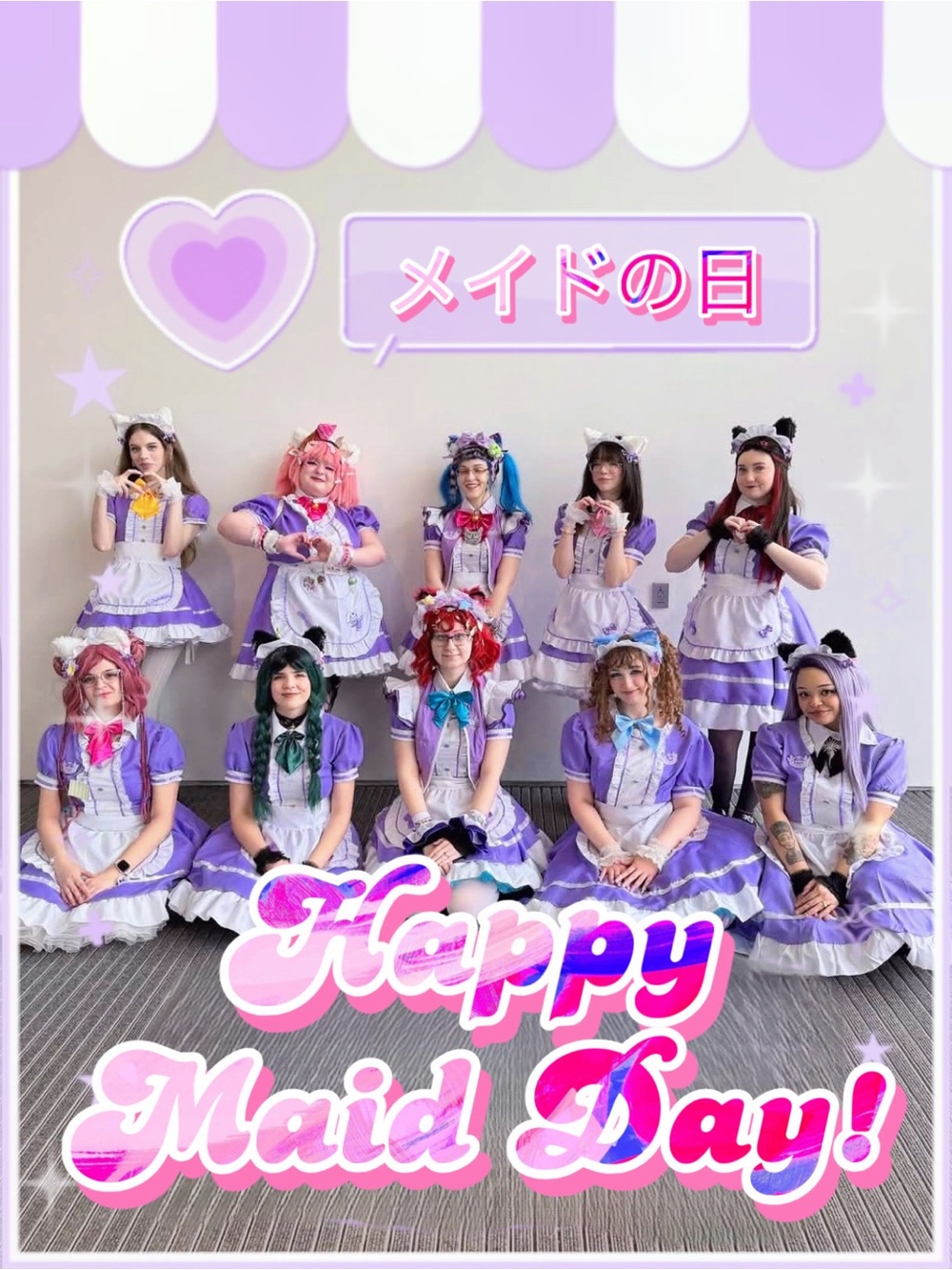 Maid cafe otaku Cheki print keychain buttons sticker lot mystery blind box
